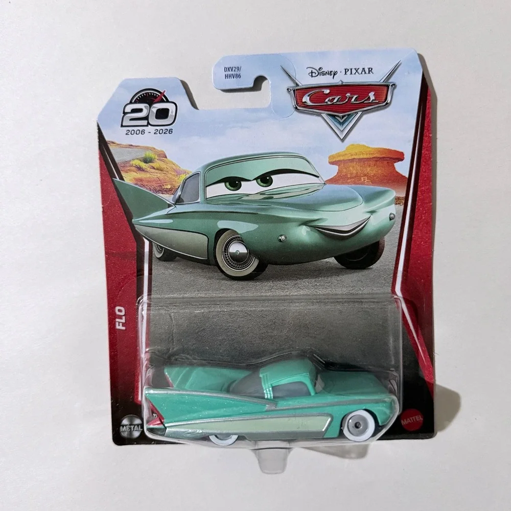 Mattel Disney Pixar Cars Flo Die-Cast 1:64 Teal 20th Anniversary DXV29 HHV86 New